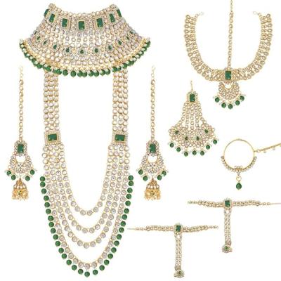 Indian Traditional Kundan Dulhan Bridal Jewellery Set Gift for Women